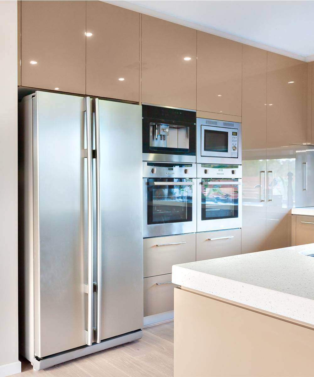 Дизайн Кухни С Двухдверным Холодильником