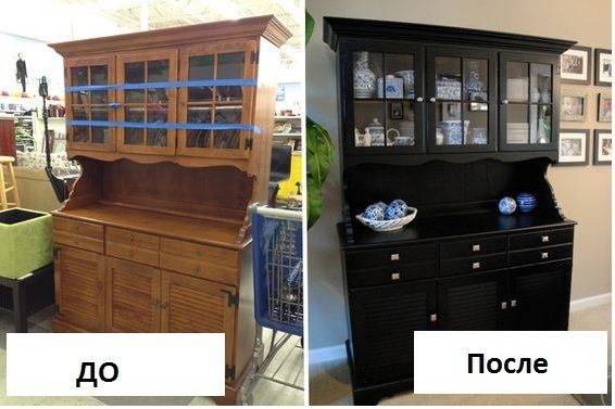 Способы переделки старой мебели своими руками, примеры до и после