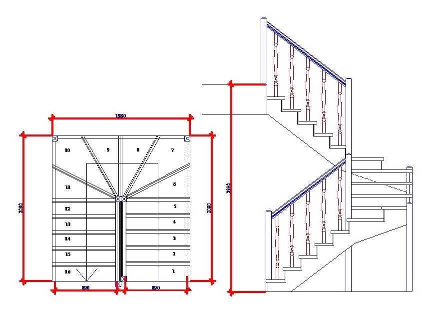 Забежная лестница своими руками - строительство и ремонт