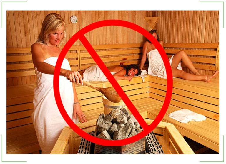 Можно ли ходить в баню при простуде или с температурой: правила посещения парной