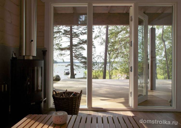 Красивый дом с панорамными окнами: фото и цена на проекты