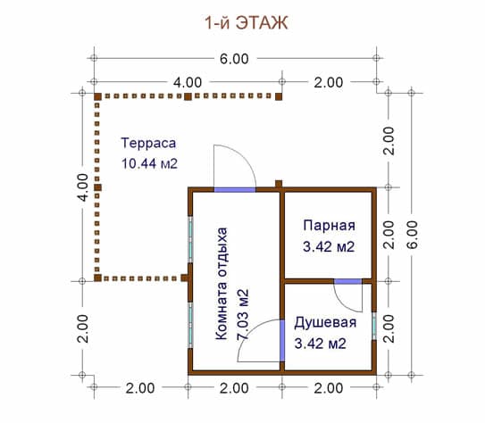 Планировка бани 3х5 м (45 фото): как обустроить внутри мойку и парилку отдельно, план постройки 3х3 и 2х3 м из шлакоблока