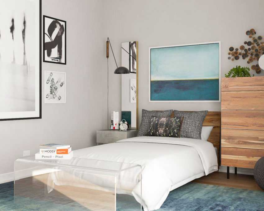 Небольшая спальня: варианты идеальной планировки, зонирования и новинки дизайна маленькой спальни (100 фото)