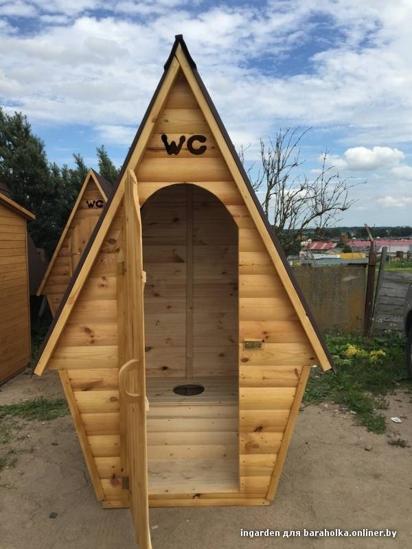 Чертежи дачного деревянного туалета теремок для строительства своими руками: фото проектов с размерами