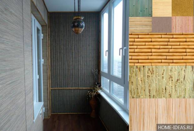 Плюсы и минусы применения бамбуковых обоев на потолок