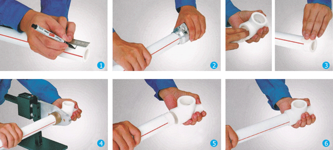 Пайка полипропиленовых труб своими руками: видео инструкции