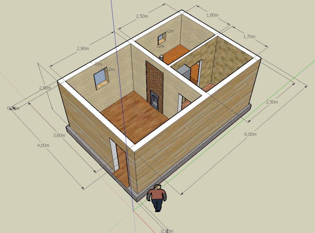 Проекты бань из пеноблоков (60 фото): как построить своими руками дом-баню площадью 6х4 с бассейном