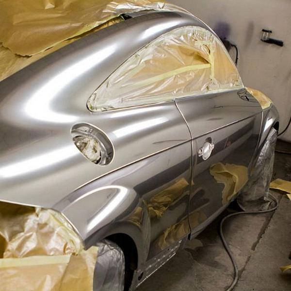 Технология покраски автомобиля металликом своими руками