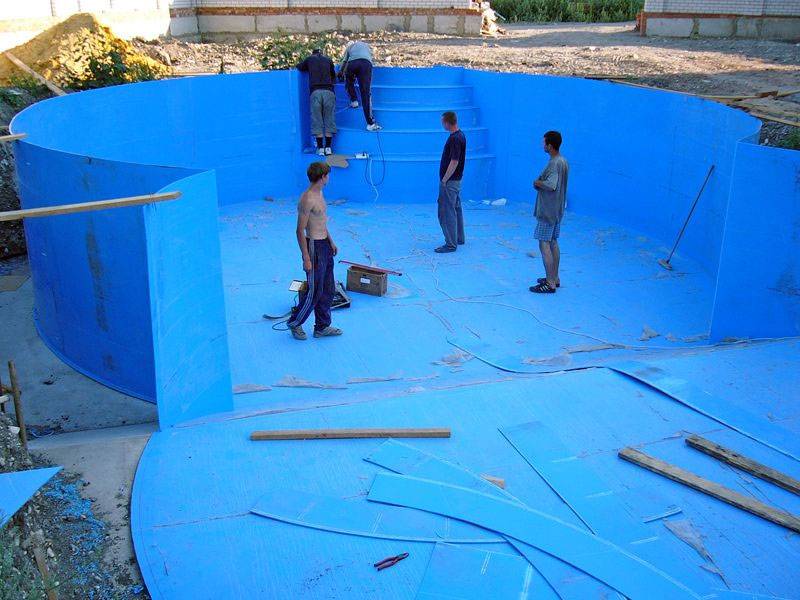 Изготовление бассейна из полипропилена своими руками | housedb.ru