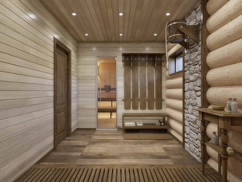 Внутренний интерьер бани: требования, рекомендации, оригинальные решения – свой дом мечты