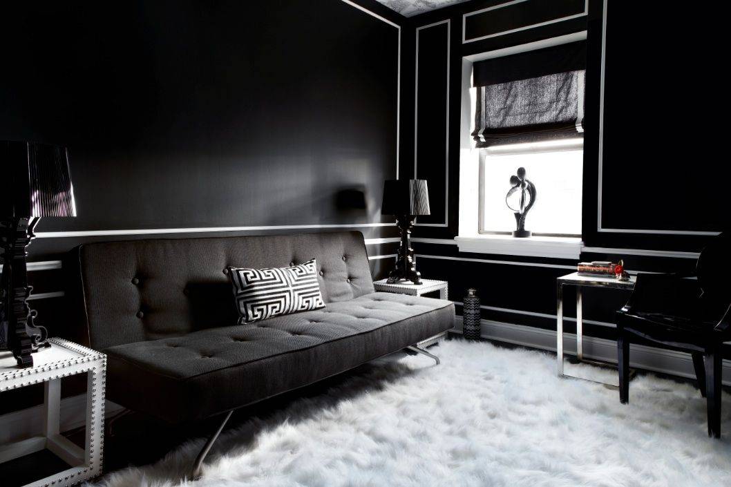 Черная мебель - 75 фото эксклюзивных идей дизайна