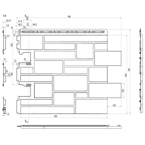 Цокольный сайдинг: размеры панелей разных производителей