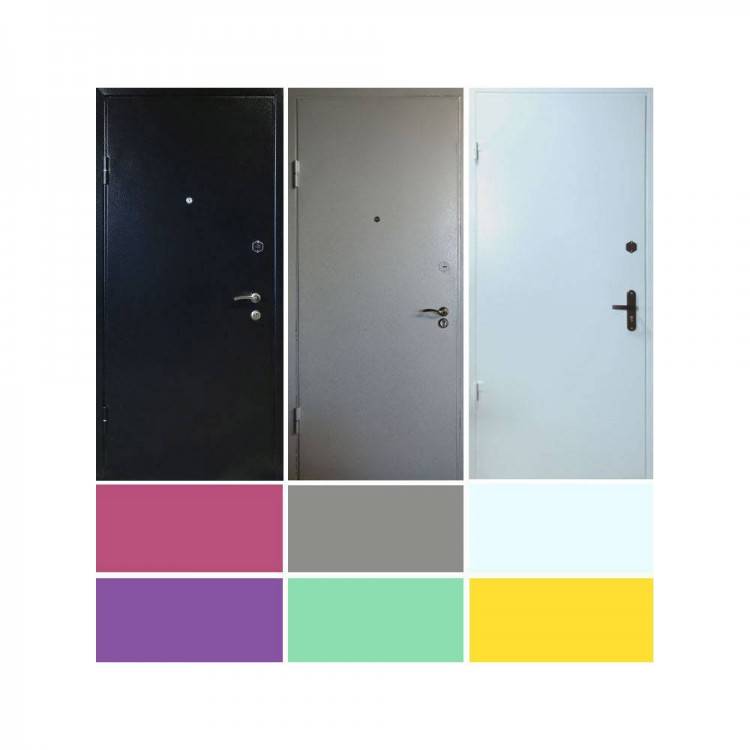 Покраска металлических дверей: подбор красящего вещества, их виды и особенности, инструкция по окрашиванию
