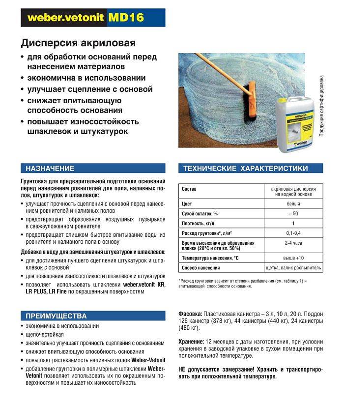 Сколько времени пол. .Грунтовка Weber Vetonit md16. Вебер Ветонит мд16. Грунтовка Ветонит для пола МД 16. Ветонит мд16 дисперсия для пола.