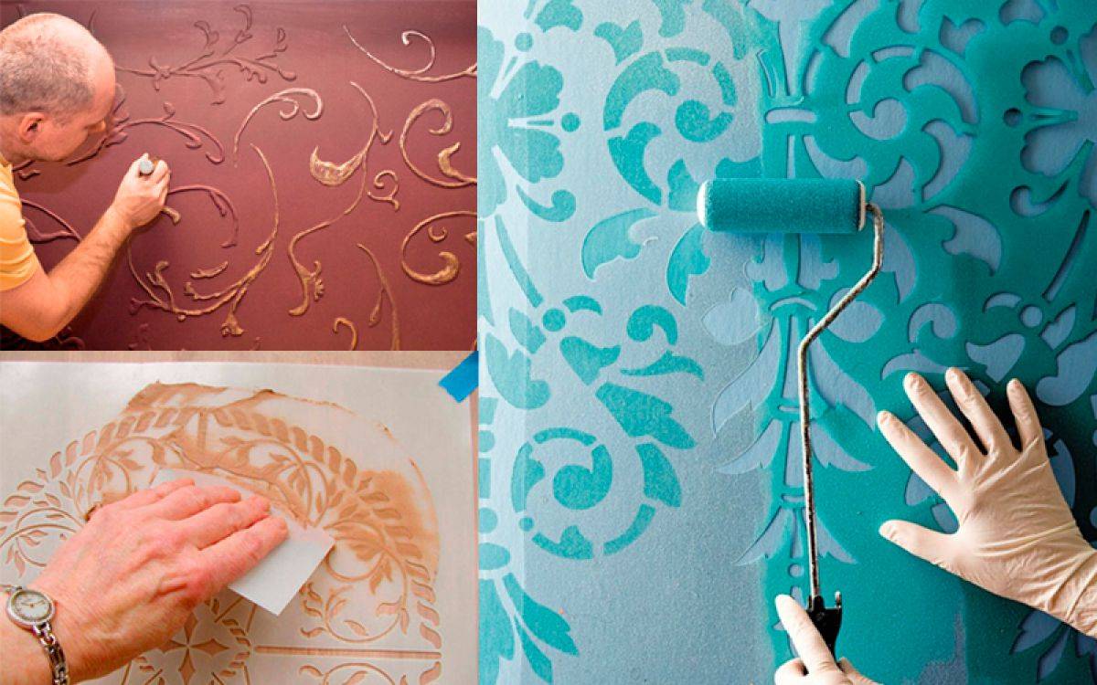 Как создать трафареты для росписи стен своими руками