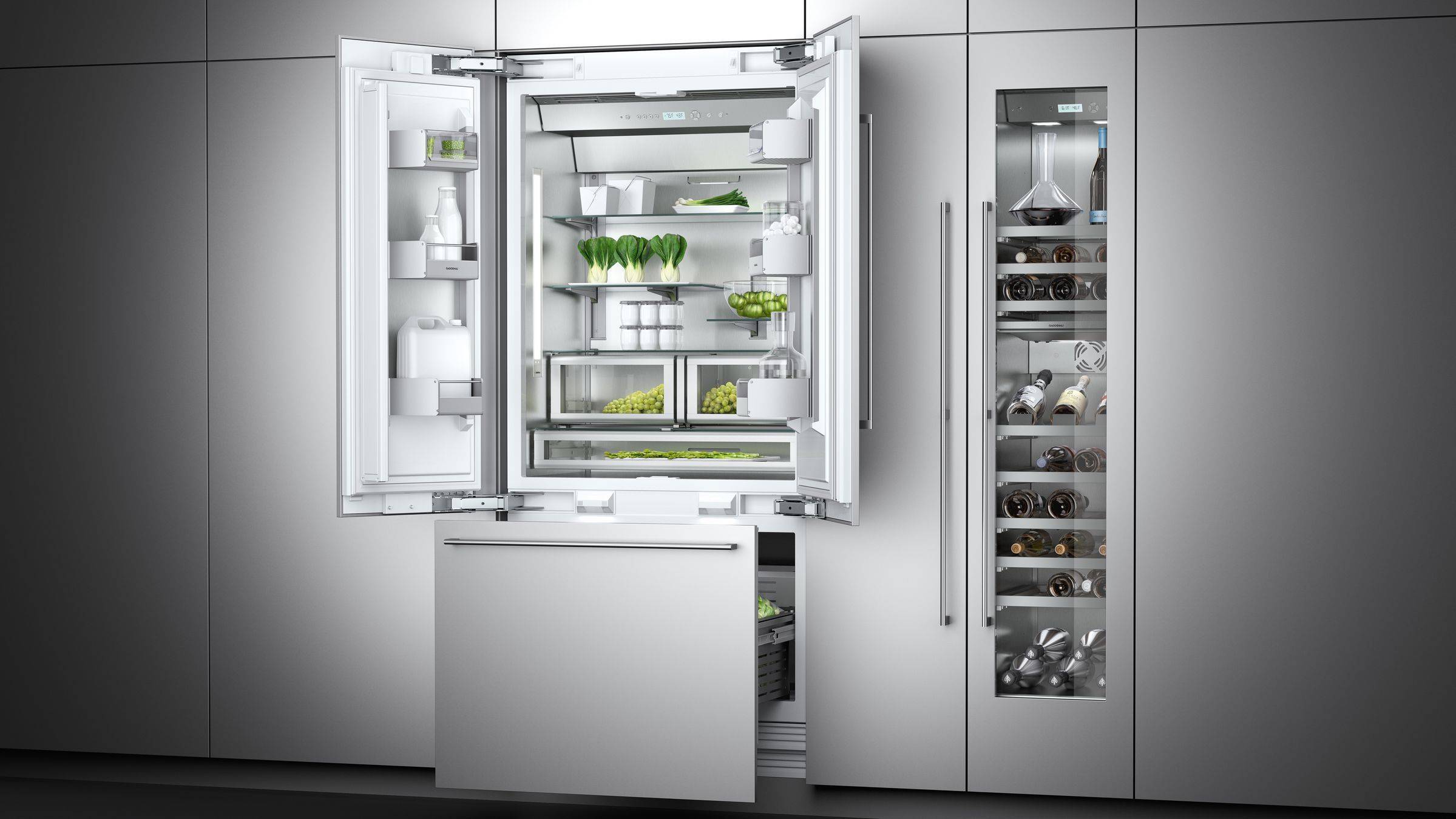 Встроенный холодильник - плюсы, минус, чем отличается от обычного