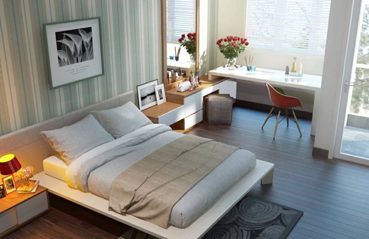 Как поставить диван и кровать в одной комнате?