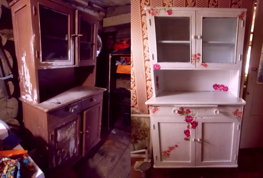 Переделка шкафа, стенки и другой старой советской мебели своими руками