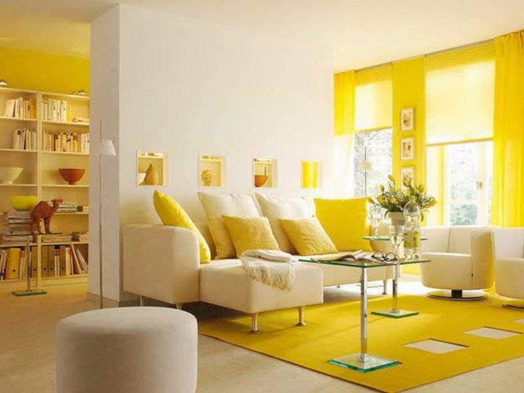 7 советов по использованию желтого цвета в интерьере + фото - строительный блог вити петрова