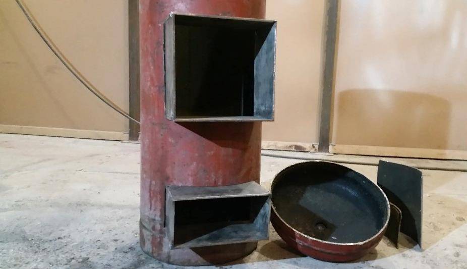 Буржуйка из газового баллона: печка своими руками, сделать в гараже, котел на дровах по видео, из пропанового самодельные