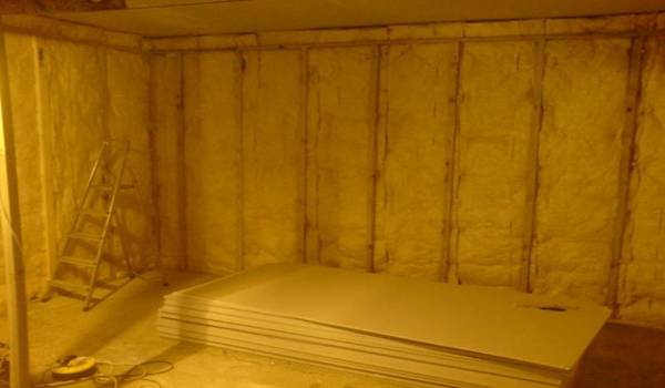 Выбор утеплителя для стен бани изнутри