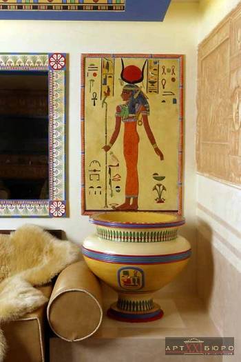 (+45 фото) египетский стиль в интерьере