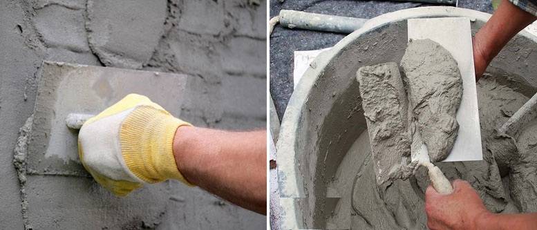 Цементно-известковая штукатурка: пропорции, приготовление