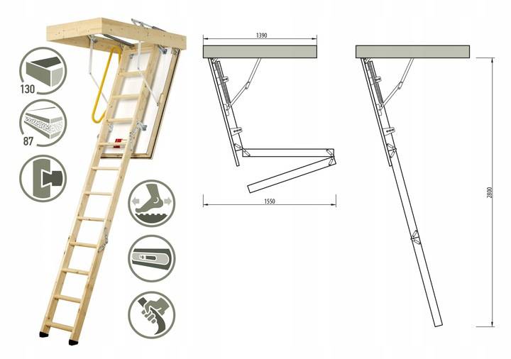 Лестница на чердак своими руками - пошаговая инструкция - строительство и ремонт