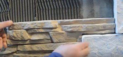 Технология укладки декоративного камня на стену