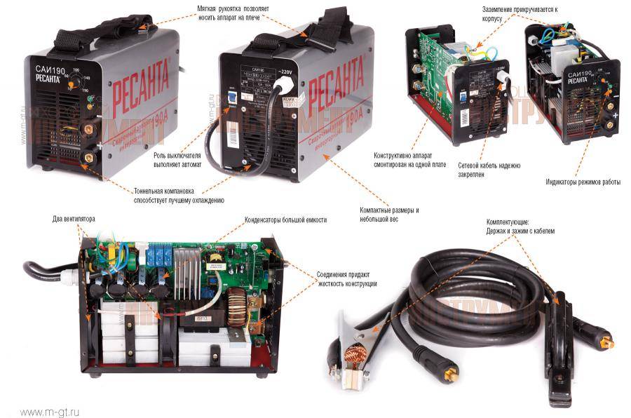 Сварочный аппарат ресанта схема подключения проводов
