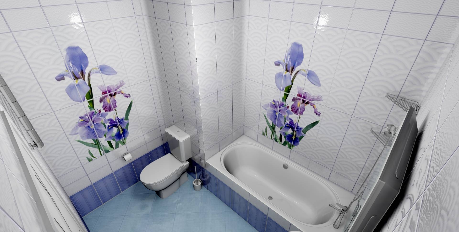 Ванная комната из пластиковых панелей: дизайн и отделка
 - 24 фото