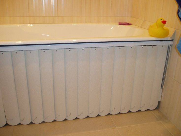 Штора для ванной своими руками, под ванну, декор раздвижных пластиковых штор