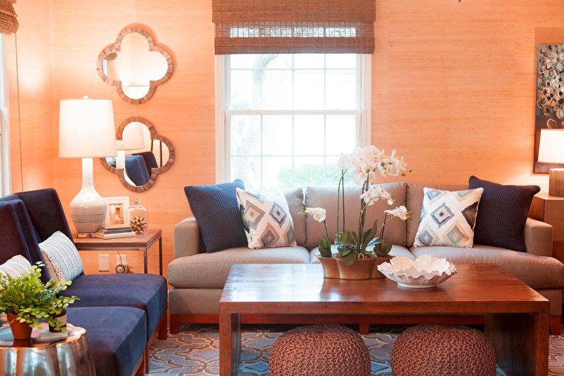 Как сочетать цвета в интерьере гостиной: советы дизайнеров