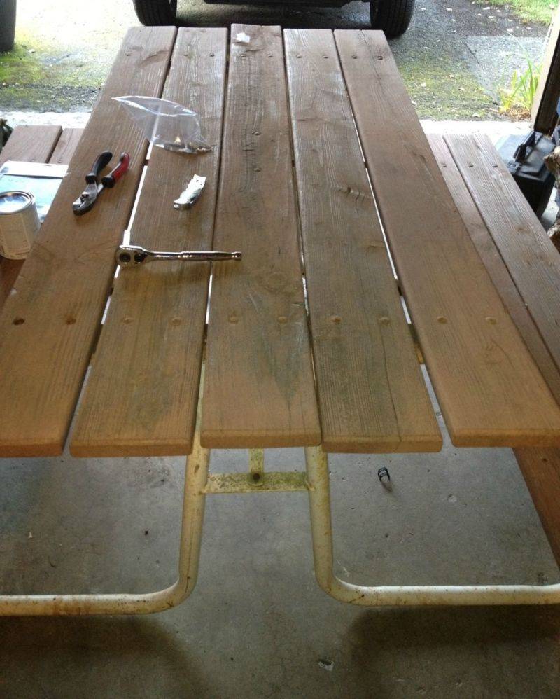Дачный стол своими руками: лучшие проекты и не сложные для постройки идеи (120 фото)