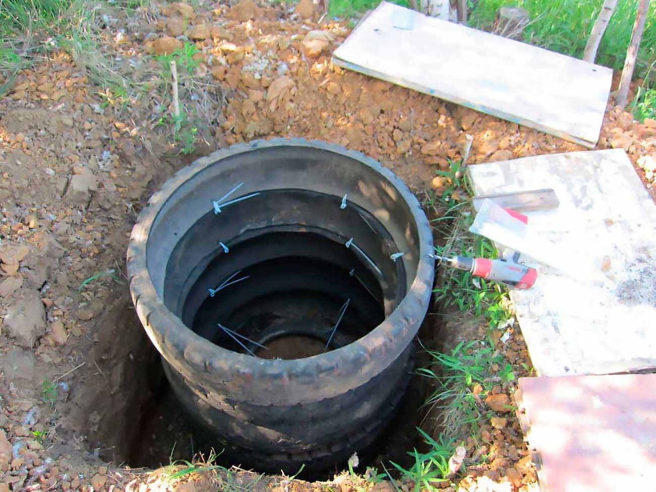 Сливная яма для бани своими руками - инструкция о создании сливной ямы