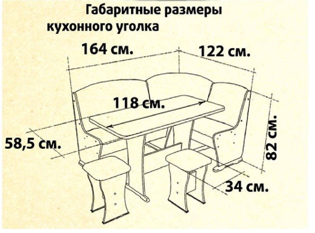 Кухонные уголки своими руками: пошаговые инструкции :: syl.ru