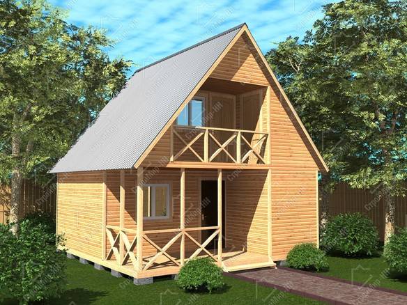 Дачный домик 6х6 (25 фото): планировка дома с печкой, проект одноэтажного садового домика из бревна с мансардой площадью 36 кв. м