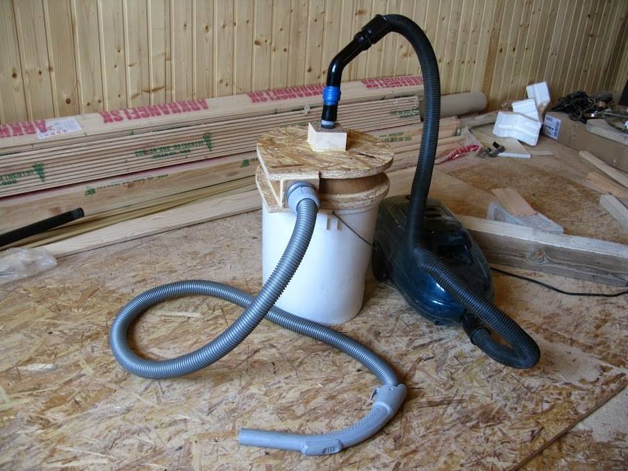 Процесс изготовления стружкоотсоса своими руками в домашней мастерской