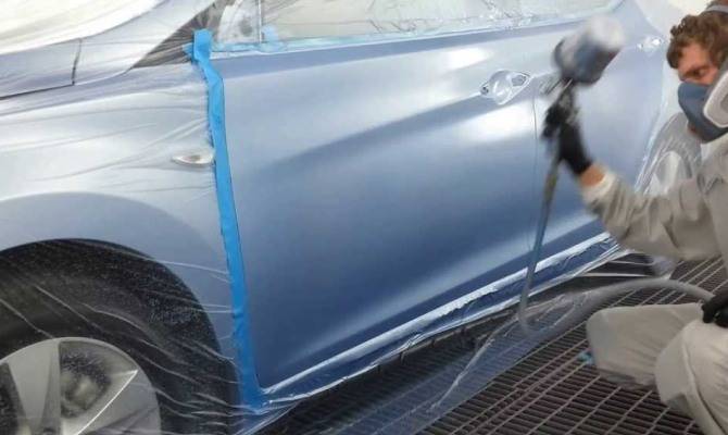 Покраска автомобиля металликом и проблема подбора цвета