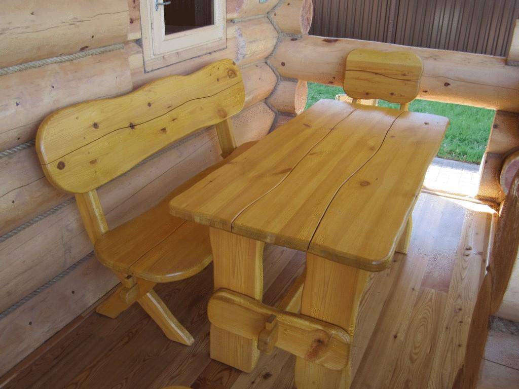 Мебель для бани и сауны: как выбрать для комнаты отдыха и парилки, чертежи для изготовления стола из дерева своими руками
