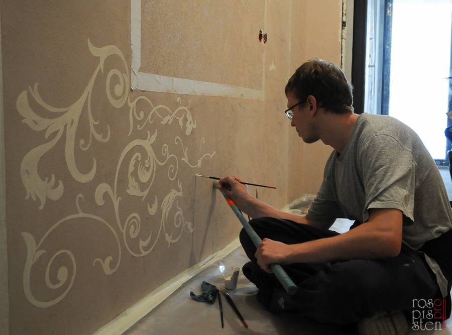 Как сделать рисунок на стенах своими руками? :: syl.ru
