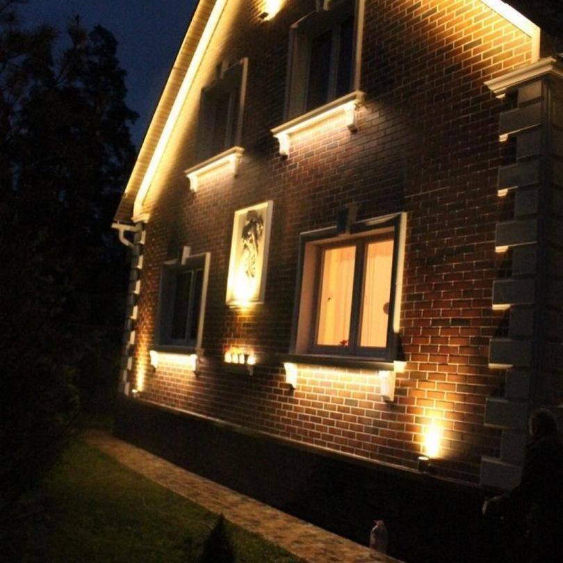 Освещение в доме своими руками, а также уличный свет для частного дома и фасада и светодиодный для растений, дано описание электромонтажа и фото