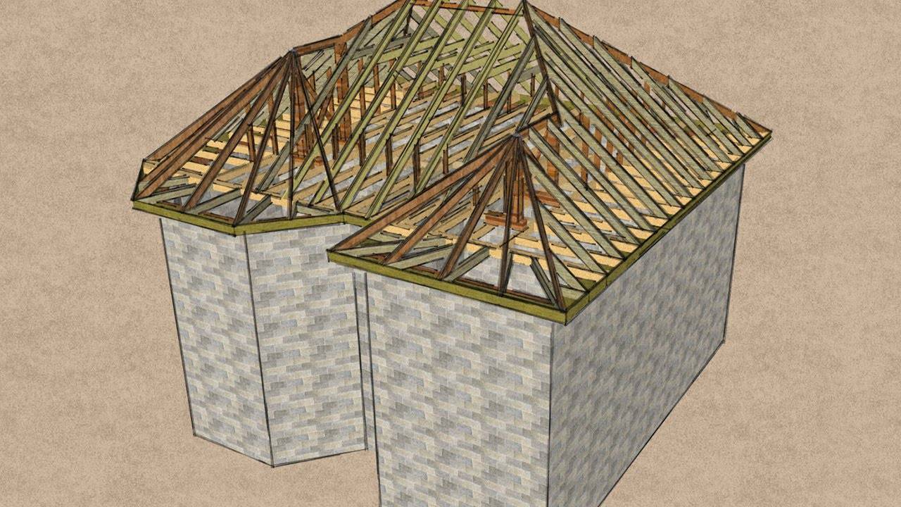 Cтроительство четырехскатной крыши дома своими руками — устройство и чертежи (фото, видео)