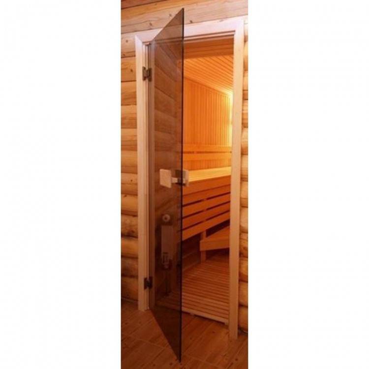Стеклянные двери для бани: размеры, установка