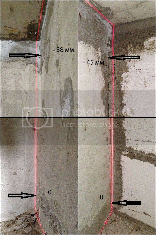 Выставление маяков под штукатурку стен: правила разметки и установки