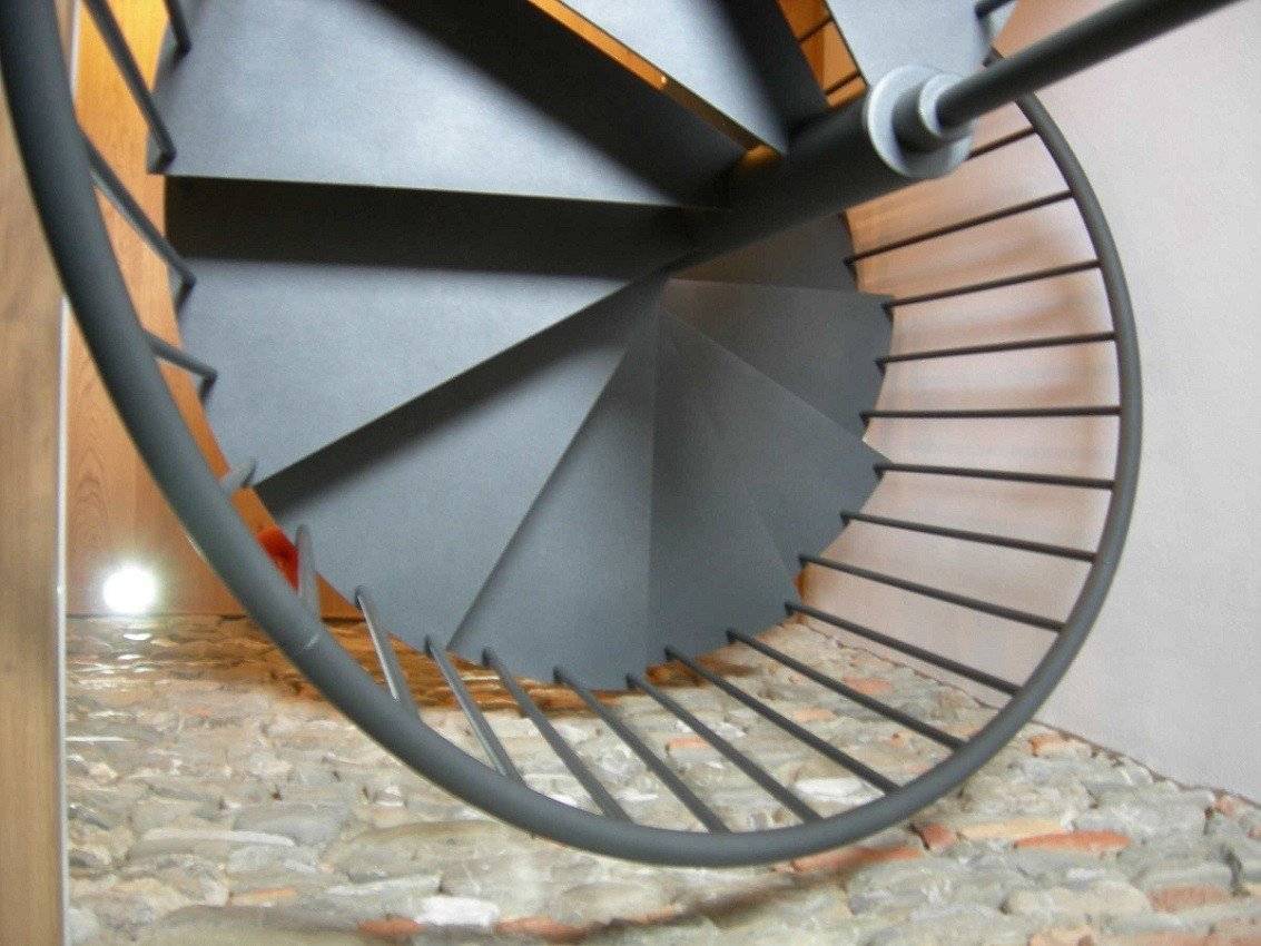 Винтовая лестница:история, типы, конструкция