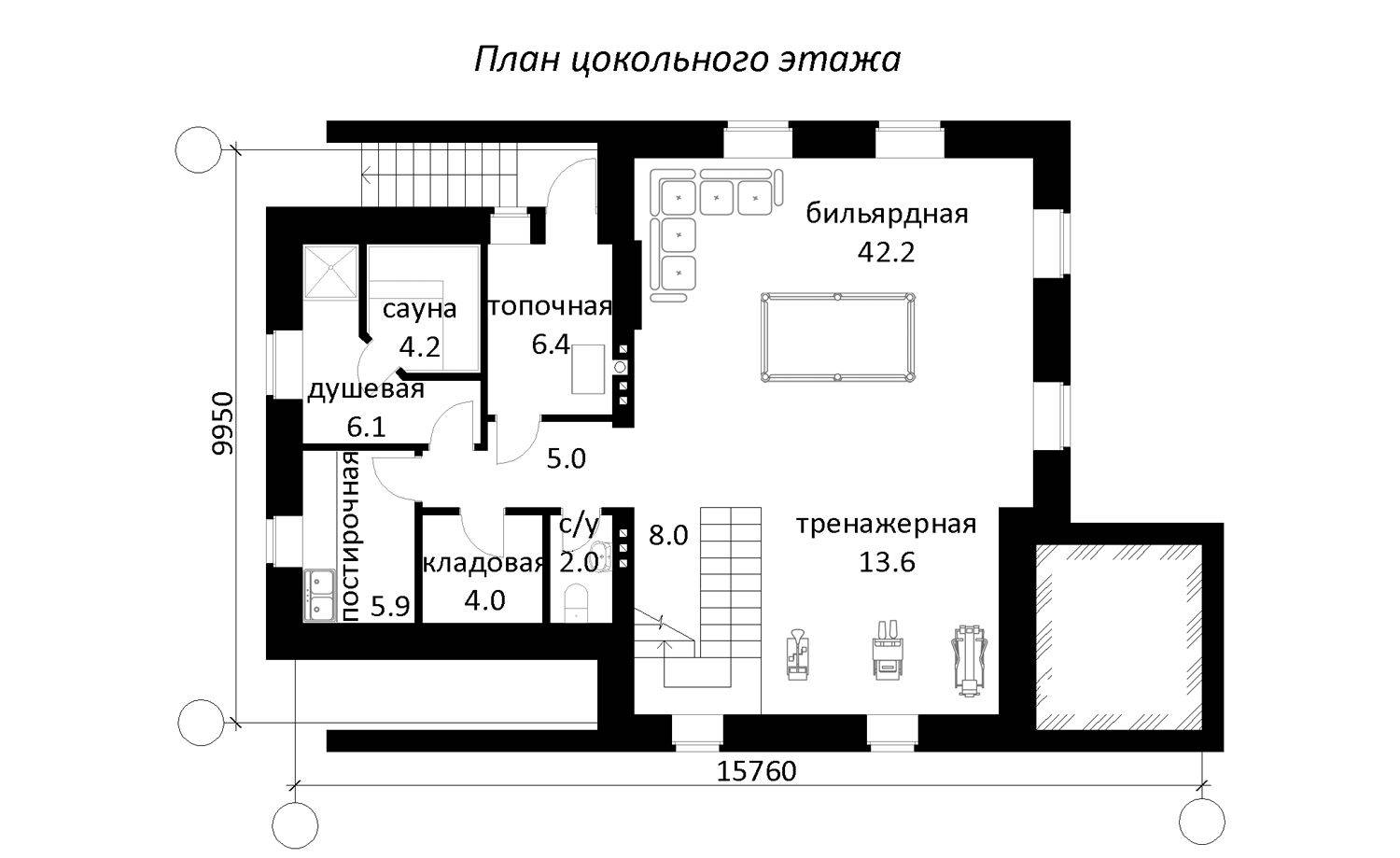 Баня в подвале частного дома проекты плюсы и минусы