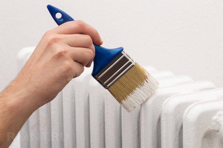 Краска для чугунных радиаторов отопления: чем красить, как правильно покрасить батареи своими руками