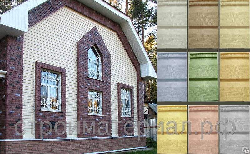 Сайдинг и фасадные панели: что лучше выбрать, сочетание, виды (под кирпич, камень) + фото