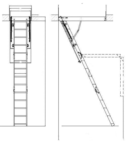 Чердачная лестница с люком своими руками: пошаговые мастер-классы с пояснениями